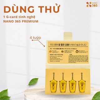 Sample 4 tuýp - Tinh Nghệ Nano 365 Premium Ji Chang Wook version