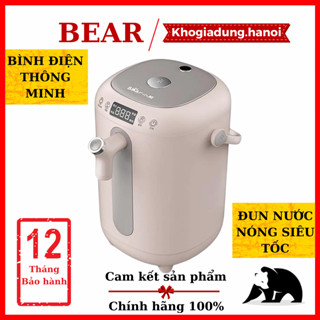 Bình Điện Thông Minh Bear H30B1 Đun Nước Nóng Siêu Tốc, Tự Động Giữ Ấm 55 Độ, Khử Clo An Toàn Cho Sức Khoẻ - KE-B30V1