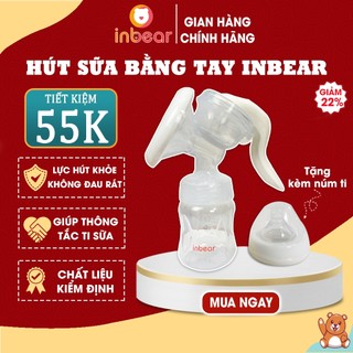Máy Hút Sữa Cầm Tay Inbear Không Gây Đau Rát, Kích Sữa Về Nhanh, Lực Hút Mạnh