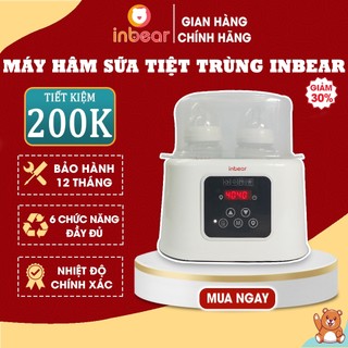 Máy Hâm Sữa Và Tiệt Trùng Bình Sữa INBEAR (IBW-6100) - 6 Chức Năng, Có Điều Khiển Từ Xa