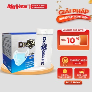 Khẩu trang y tế Dr.Safe MyVita kháng khuẩn, chống bụi mịn 4 lớp tiêu chuẩn ISO hộp 50 chiếc