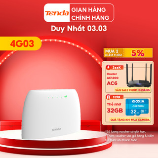 Tenda Bộ phát Wifi di động 4G LTE 4G03 - Hãng phân phối chính thức