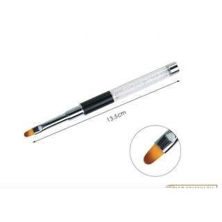 cọ đắp gel  cán đá , cọ tán màu gel