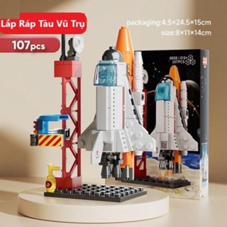 Đồ chơi lăp ráp lego mô hình tàu vũ trụ không gian 107 chi tiết