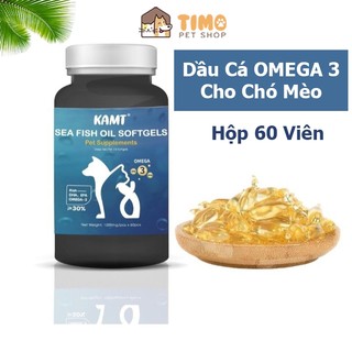 Viên dầu cá bổ sung omega 3 cho mèo kamt