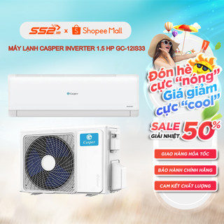 Máy lạnh casper inverter 1.5 hp gc-12is33 - hàng chính hãng