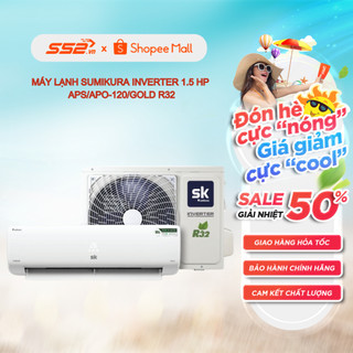 Máy lạnh sumikura inverter 1.5 hp aps/apo-120/gold r32 - hàng chính hãng