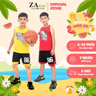 Bộ Quần Áo Thun Sát Nách Mùa Hè Bé Trai (2-10) ZAkids ZA0230304SN