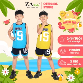 Bộ Quần Áo Thun Sát Nách Thể Thao 23 Bé Trai (2-10) ZAkids ZA0230102