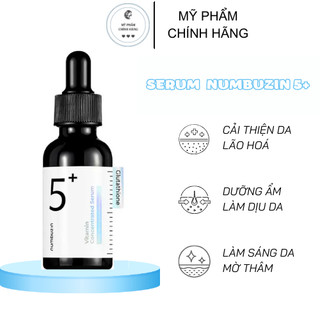 Serum Trắng Da Mờ Thâm Serum Numbuzin No.5+ Vitamin C Concentrated Serum 30ml
