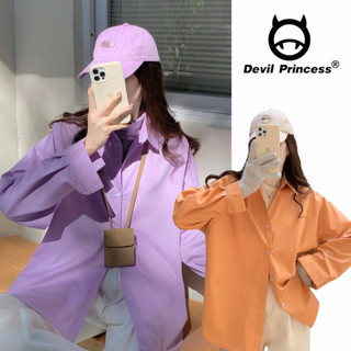 Áo sơ mi nữ mùa hè chất voan mềm mịn DELIZ form rộng khoác ngoài hàng quảng châu DEVIL