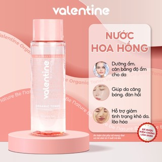 Nước hoa hồng cấp ẩm tức thì Valentine Tonner 180ml làm dịu da, nước cân bằng da cao cấp