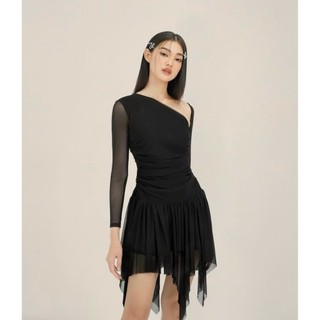 LORIS - Marilyn dress, đầm đen tay dài body đi tiệc