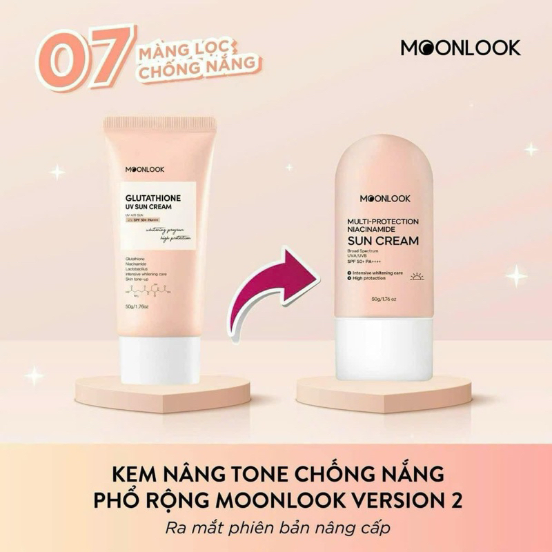 Kem chống nắng Moonlook version 2