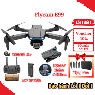 Flycam E99 Mini Giá Rẻ Có Camera 4K, Kết Nối Wifi Với Điện Thoại, Điều Khiển Từ Xa Quay Phim & Chụp Ảnh Full HD