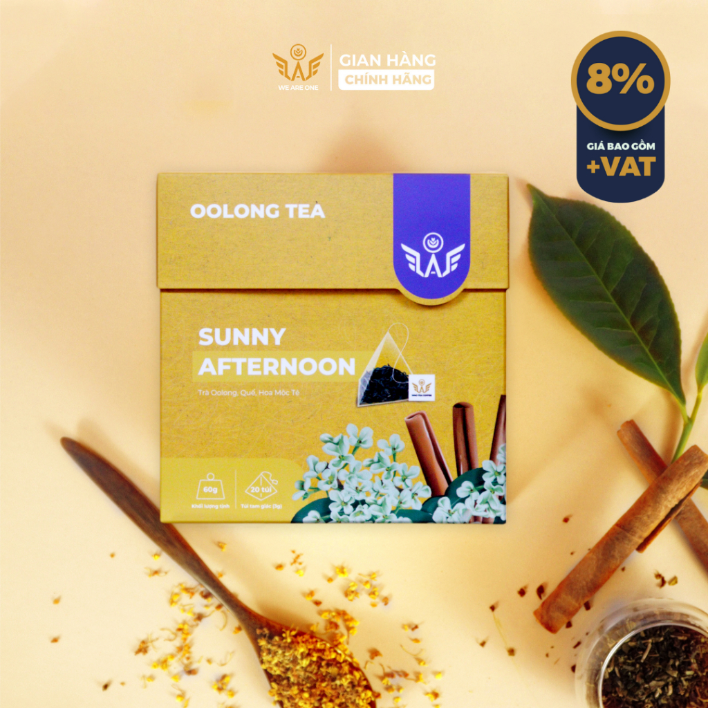 Trà Oolong Quế Mộc (Sunny Afternoon Oolong Tea) oolong kết hợp hương hoa hiện đại