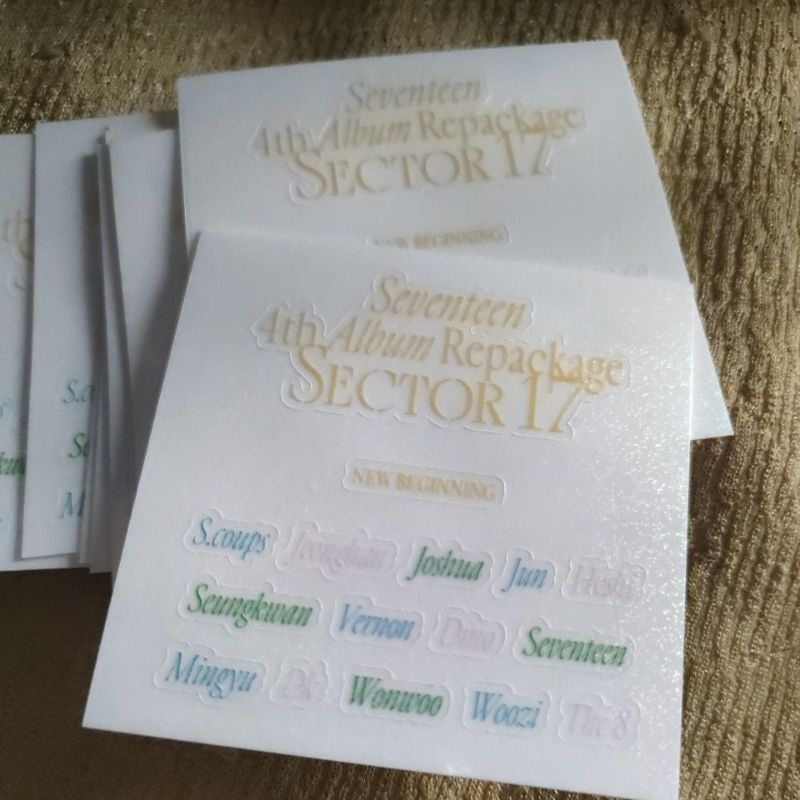 Có sẵn sticker pre nhóm ENHYPEN - NCT DREAM - SNSD chính hãng hàng của Synnara