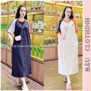 ĐẦM VÁY CÔNG SỞ ĐI CHƠI V749 DÁNG DÀI THIẾT KẾ 3 MÀU TRẺ TRUNG - VÁY ĐẦM ĐI CHƠI ĐI BIỂN DÁNG SUÔNG FREESIZE