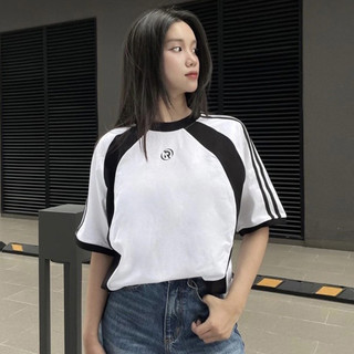 Áo Phông In Logo Chữ R CAROLL Unisex [FREESHIP] - Thun Cổ Tròn Dáng Thụng Chất Thun Cotton khô Mặc Hè Mát