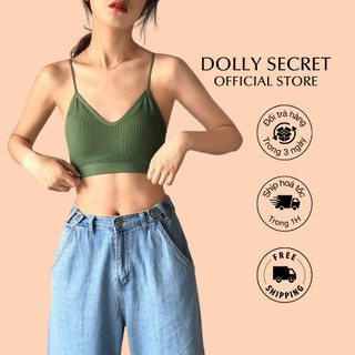 Áo Lót Nữ Bra Hai Dây Hở Lưng Chữ U DOLLY SECRET Áo Lót Nữ Len Tăm Cao Cấp Thấm Hút Mồ Hôi Tạo Nhiều Kiểu Sexy A01