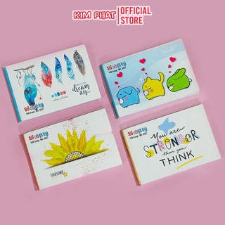 Sổ cắt, sổ tay, sổ ghi chép nhật ký kẻ caro 160 trang hải tiến 3637