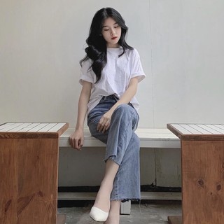 Áo thun trơn LIGUN BASIC Unisex Nam Nữ 100% Cotton Cao Cấp