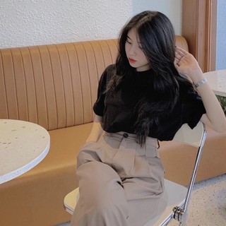 Áo thun trơn LIGUN BASIC Unisex Nam Nữ 100% Cotton Cao Cấp