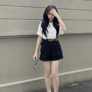 Áo thun trơn LIGUN BASIC Unisex Nam Nữ 100% Cotton Cao Cấp