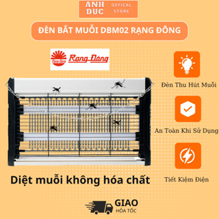  Đèn Bắt Muỗi Rạng Đông DBM02 Thông Minh 4W  Diệt Muỗi Hiệu Quả Siêu Tiết Kiệm Điện An Toàn Bảo Hành 1 Năm 