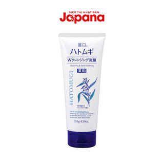 Sữa rửa mặt chiết xuất từ Ý dĩ Kumano Hatomugi W Cleansing Foam 130g