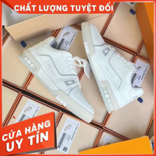 Giày sneaker LV54 Trainer Trắng Kem - Fullbox chất lượng cao