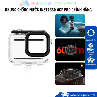 Khung vỏ chống nước chính hãng insta360 ace pro - insta360 ace pro dive case / 60 meter waterproof housing- chính hãng