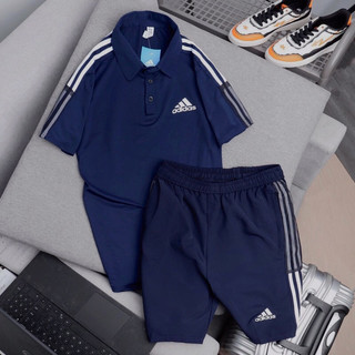 Bộ đùi nam Dass áo polo cổ bẻ