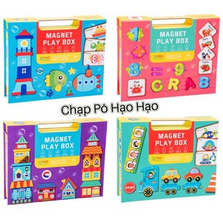ĐỒ CHƠI VALI/HỘP GHÉP TRANH NAM CHÂM GỖ