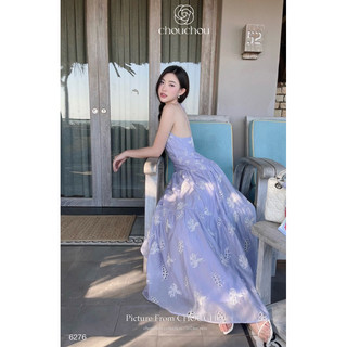 Đầm Yếm Voan Thêu Chouchou [Ảnh thật cuối]