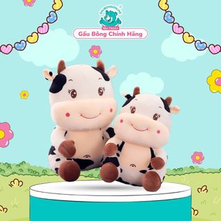 Gấu Bông Bò Sữa Ngồi Cao Cấp Gấu Bông Online