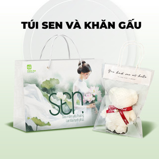 Combo Túi Sen và Khăn Gấu