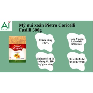 Mỳ nui xoắn Pietro Coricelli Fusilli 500g