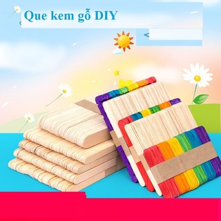 (DIY) Set 50 Que kem gỗ nhiều kích thước nguyên liệu handmade, sáng tạo, quà tặng ý nghĩa