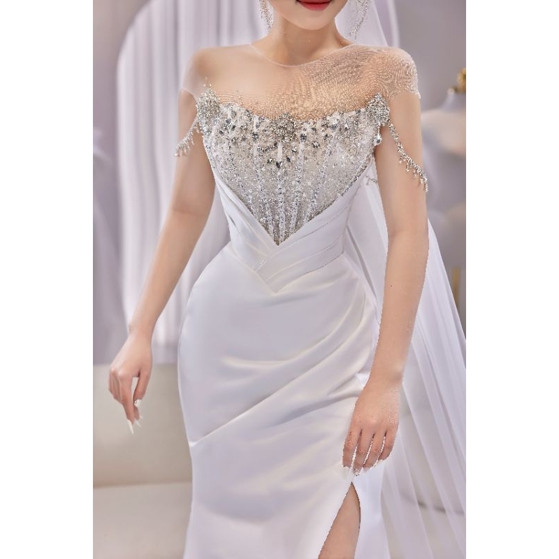 Váy đuôi cá cao cấp tiệc hỏi cưới