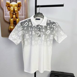 Áo Thun Nam Cotton Có Cổ Tay Ngắn, In Thêu Thoáng Mát Co Giãn Mềm Mịn Thoải Mái