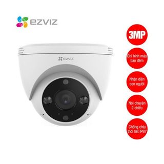 Camera Wifi EZVIZ H4 3MP 2K Dome, Đàm Thoại 2 Chiều, Có Màu Ban Đêm, Tích Hợp Còi Đèn Cảnh Báo, Bảo Hành 2 Năm