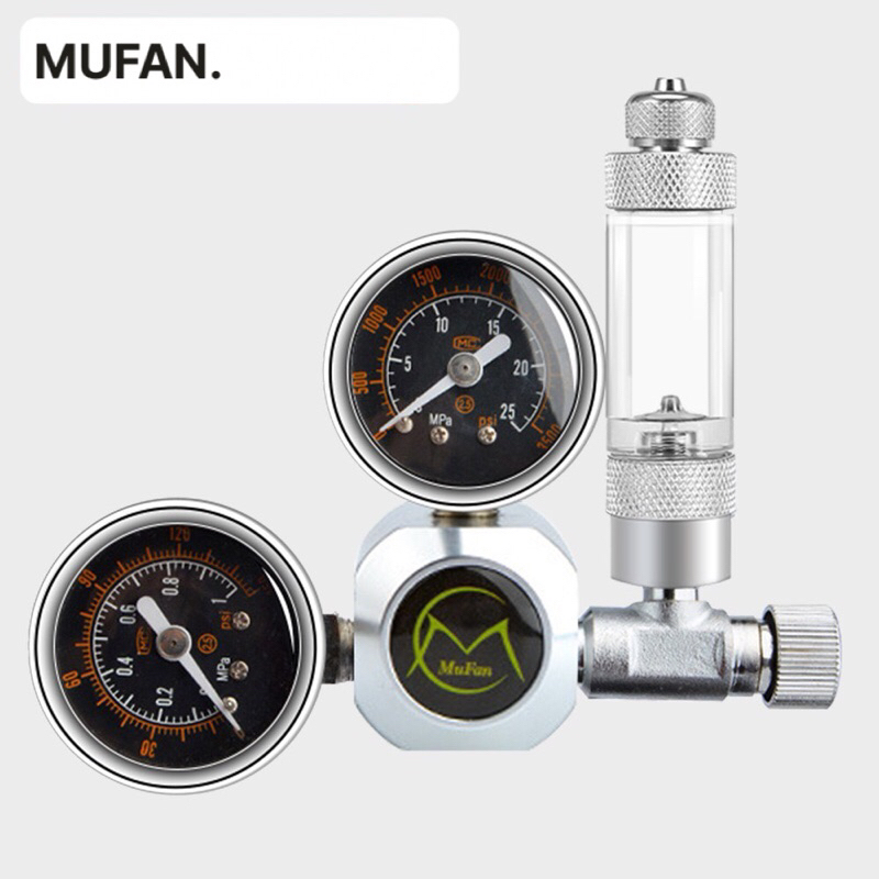 Van cơ co2 mufan , đĩa sủi mufan , đếm giọt Mufan có ren [ Thuỷ Sinh MH ]