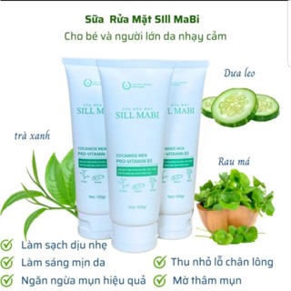 Combo 3 Sữa rửa mặt Sill MaBi cho bé tuổi dậy thì,mẹ bầu,dịu nhẹ,an toàn cho da nhạy cảm
