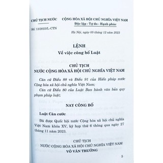 Sách - Luật Căn Cước