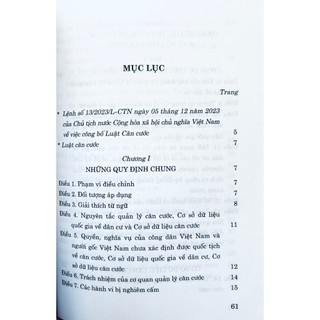 Sách - Luật Căn Cước