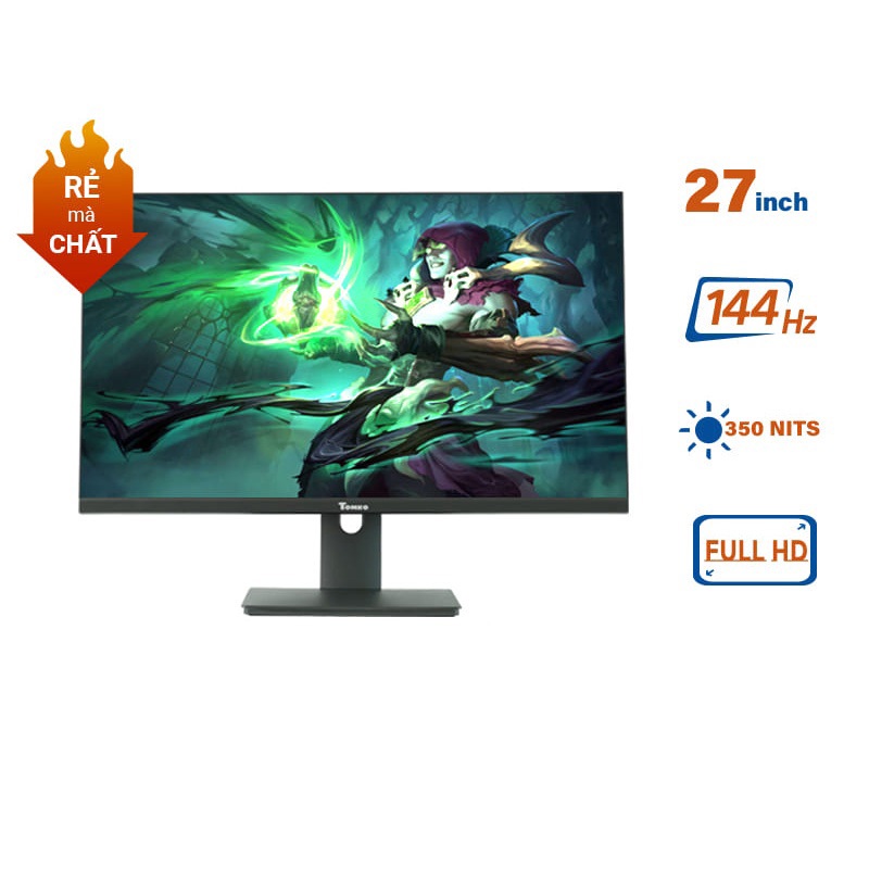 Màn hình máy tính 27inch Tomko tần số quét 75, 144Hz tấm nền IPS, VA , Bảo hành 24 tháng - Chính hãng Tomko | BigBuy360 - bigbuy360.vn