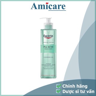 Eucerin Gel Rửa Mặt Dành Cho Da Nhờn Mụn Proacne Cleasing 400ml