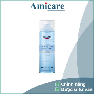 Eucerin Nước Hoa Hồng Dành Cho Da Nhạy Cảm Dermato Clean Clarifying Toner 200ml
