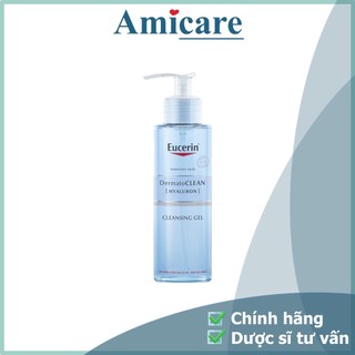 Eucerin Gel Rửa Mặt Dành Cho Da Nhạy Cảm Dermato Clean 200ml (NEW)